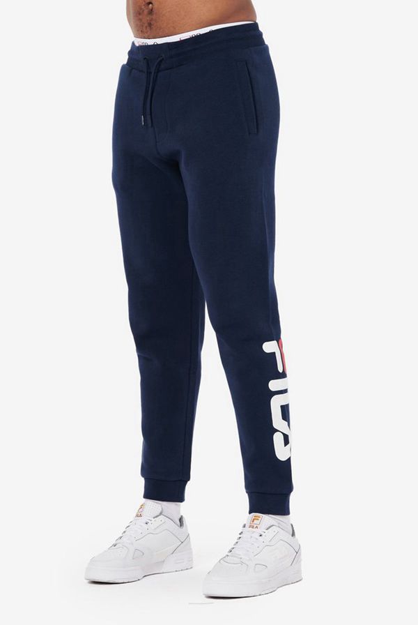 Fila Todd Men's Pants - Dark Blue,NZ 974-5671